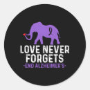 Search for alzheimers disease stickers Alzheimer's awareness month