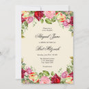 Search for floral bar bat mitzvah invitations Flower