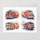 Search for first responder postcards Firefighter