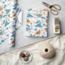 Search for christmas bird wrapping paper Pattern