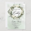 Search for vineyard bridal shower invitations Neutral spring nature garden