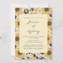 Search for sunflower wedding invitations Rustic floral