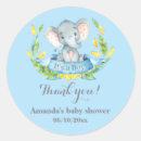 Search for baby shower elephant stickers It's a boy