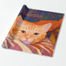 Search for orange tabby cat wrapping paper Cute