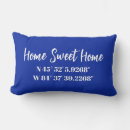 Search for latitude and longitude cushions Home sweet home