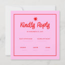 Search for online for wedding rsvp cards Retro