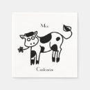 Search for cow napkins Daisy