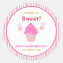 Search for valentines cupcake stickers Pink