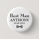 Search for best man badges Elegant