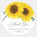 Search for sunflower thank you stickers Garden party