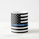 Search for thin blue line police mugs Usa