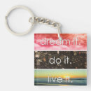 Search for live the dream key rings Quote