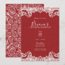 Search for lace pattern invitations Elegant