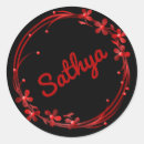 Search for beautiful name stickers Girly