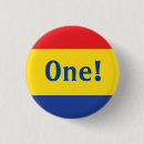 Search for 1st birthday badges Colorful