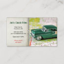 Search for old map business cards Classic