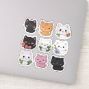 Search for kawaii cat stickers Pastel