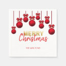 Search for red and gold christmas napkins Elegant
