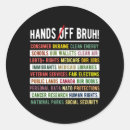 Search for hands off stickers Government