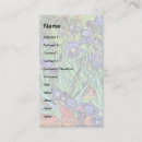 Search for fine art business cards Flowers