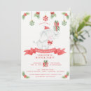 Search for white elephant christmas invitations Watercolor