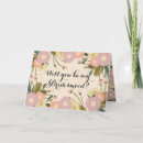 Search for wedding bouquets bridesmaid cards Will you be my