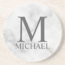 Search for marble monogram coasters Initial