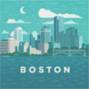 Search for massachusetts travel stickers Boston skyline