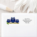 Search for blue owl return address labels Birds
