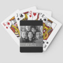Search for photo playing cards Script typography
