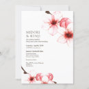 Search for cherry blossoms invitations modern