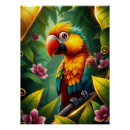 Search for colourful parrot posters Vibrant