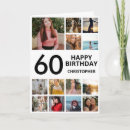 Search for 60th birthday cards Photo collage
