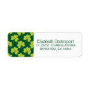 Search for st patrick day return address labels Green