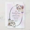 Search for vintage 90th birthday invitations Flowers