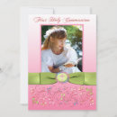 Search for first holy communion thank you cards Pink