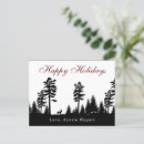 Search for winter silhouette postcards Merry christmas