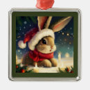 Search for four animals christmas tree decorations Rabbit