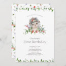 Search for whimsical 1st birthday invitations Wildflower