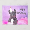 Search for happy birthday french bulldog postcards Puppy