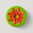 Search for orange daisy badges Hippie