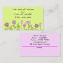 Search for parent business cards Pink