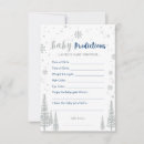 Search for baby shower and prediction advice cards Predictions