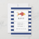 Search for fish rsvp cards Blue