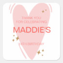 Search for girls birthday party stickers For her