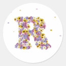 Search for inital stickers Floral