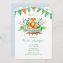 Search for watercolor fox baby shower invitations Modern