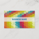 Search for hexagon business cards Stylish