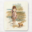 Search for beach walk mousepads Watercolor