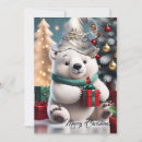Search for polar bear christmas cards Animal